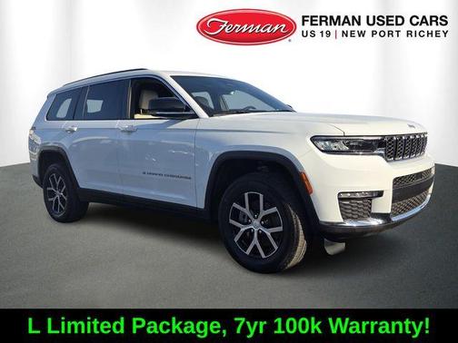 Bright White Clearcoat 2025 Jeep Grand Cherokee L Limited