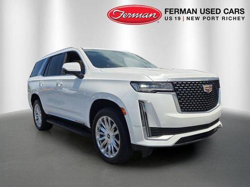 Crystal White Tri-Coat 2023 Cadillac Escalade Premium Luxury
