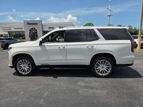 Crystal White Tri-Coat 2023 Cadillac Escalade Premium Luxury