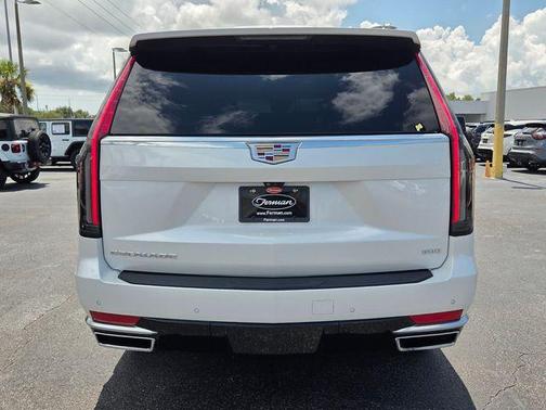 Crystal White Tri-Coat 2023 Cadillac Escalade Premium Luxury