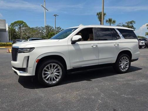 Crystal White Tri-Coat 2023 Cadillac Escalade Premium Luxury
