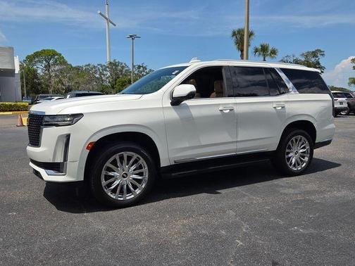 Crystal White Tri-Coat 2023 Cadillac Escalade Premium Luxury