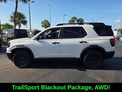 White 2026 Honda Passport TrailSport Blackout