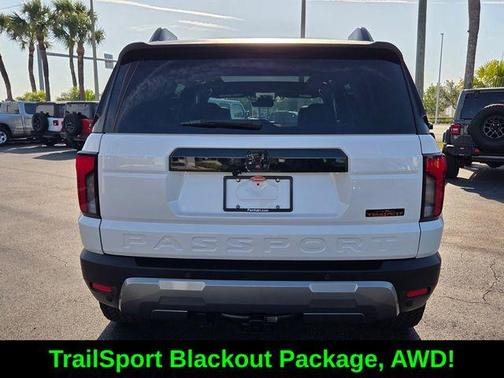 White 2026 Honda Passport TrailSport Blackout