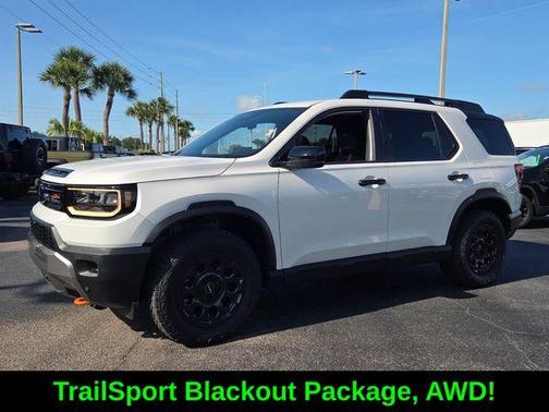 White 2026 Honda Passport TrailSport Blackout