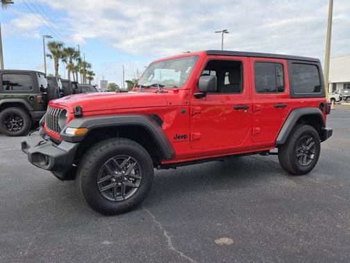 Firecracker Red Clearcoat 2025 Jeep Wrangler Sport
