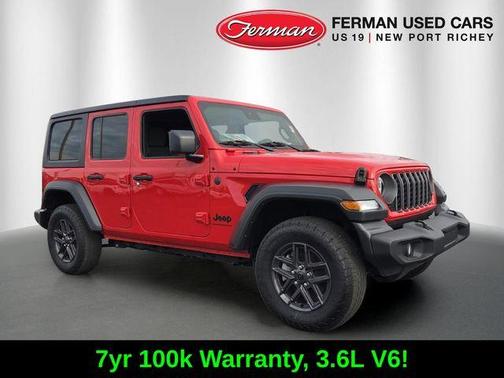 Firecracker Red Clearcoat 2025 Jeep Wrangler Sport