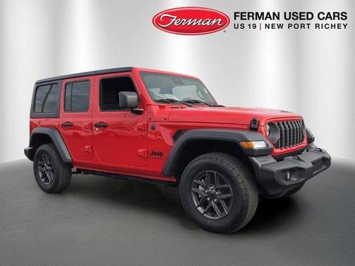 Firecracker Red Clearcoat 2025 Jeep Wrangler Sport
