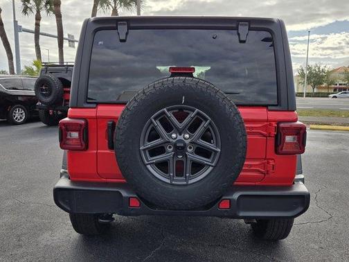 Firecracker Red Clearcoat 2025 Jeep Wrangler Sport