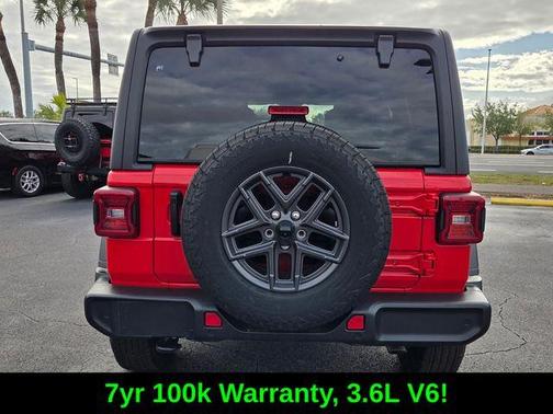 Firecracker Red Clearcoat 2025 Jeep Wrangler Sport