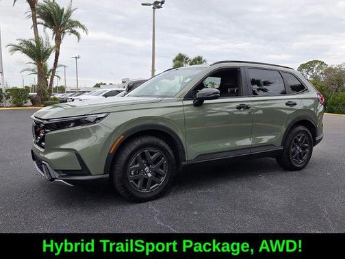 Green 2026 Honda CR-V Hybrid TrailSport