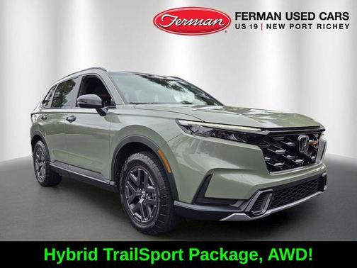 Green 2026 Honda CR-V Hybrid TrailSport