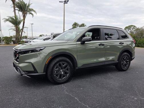 Green 2026 Honda CR-V Hybrid TrailSport