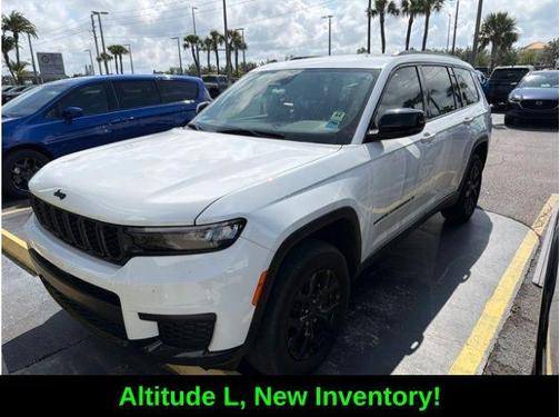 Bright White Clearcoat 2024 Jeep Grand Cherokee L Laredo