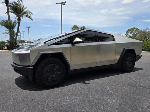 Silver 2025 Tesla Cybertruck Base