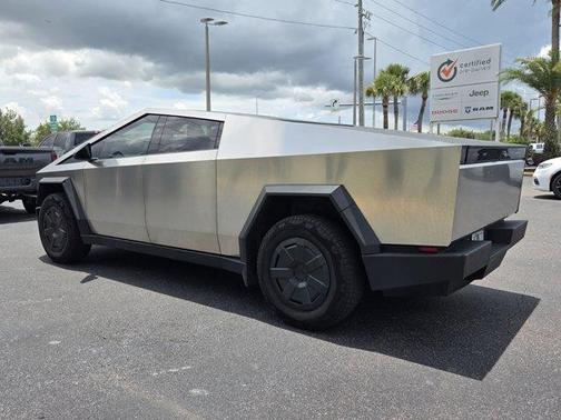 Silver 2025 Tesla Cybertruck Base