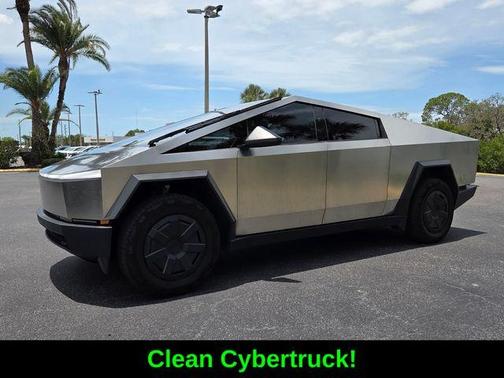 Silver 2025 Tesla Cybertruck Base