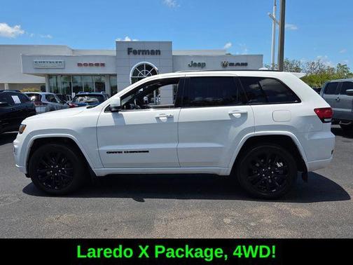 Bright White Clearcoat 2021 Jeep Grand Cherokee Laredo X