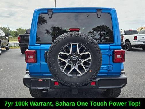 Hydro Blue Pearl 2024 Jeep Wrangler Sahara