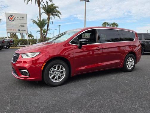 Red 2026 Chrysler Pacifica Select
