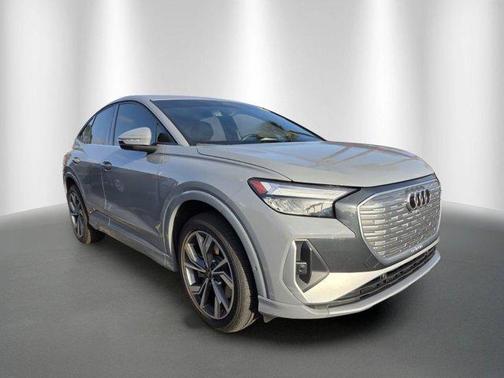 Pebble Gray 2023 Audi Q4 e-tron 50 Premium Plus