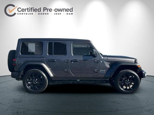 Granite Crystal Clearcoat Metallic 2025 Jeep Wrangler 4xe Sahara