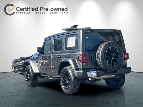 Granite Crystal Clearcoat Metallic 2025 Jeep Wrangler 4xe Sahara