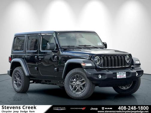 Black 2026 Jeep Wrangler Sport