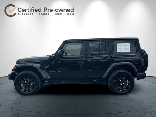 Black Clearcoat 2025 Jeep Wrangler 4xe Sahara