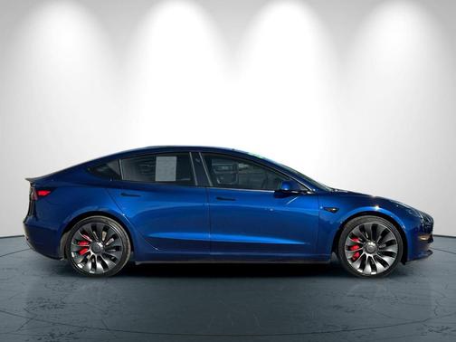 Blue 2023 Tesla Model 3 Performance