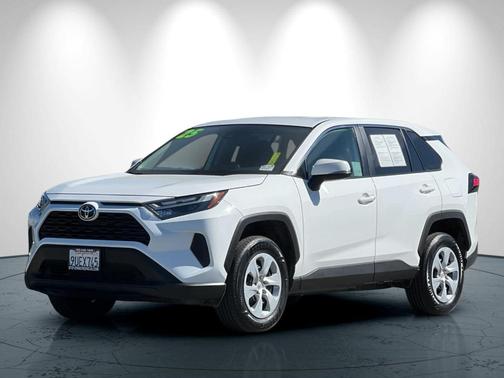 White 2025 Toyota RAV4 LE