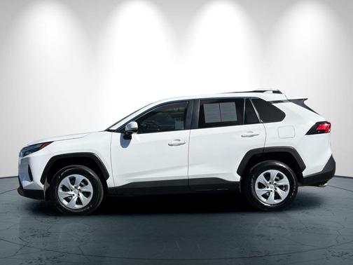 White 2025 Toyota RAV4 LE