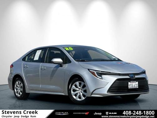 Classic Silver Metallic 2025 Toyota Corolla Hybrid LE