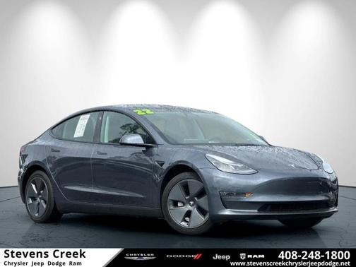 Black 2022 Tesla Model 3 Long Range