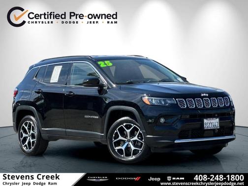 Diamond Black 2025 Jeep Compass Limited