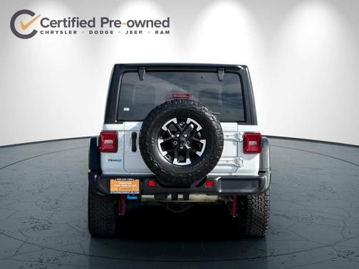 Bright White Clearcoat 2025 Jeep Wrangler 4xe Rubicon