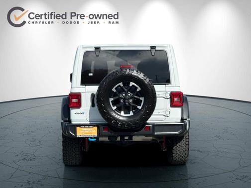 Bright White Clearcoat 2025 Jeep Wrangler 4xe Rubicon