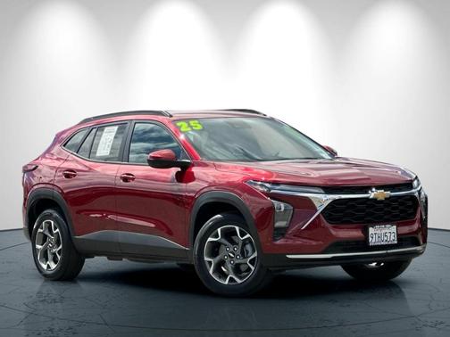 Crimson Metallic 2025 Chevrolet Trax LT