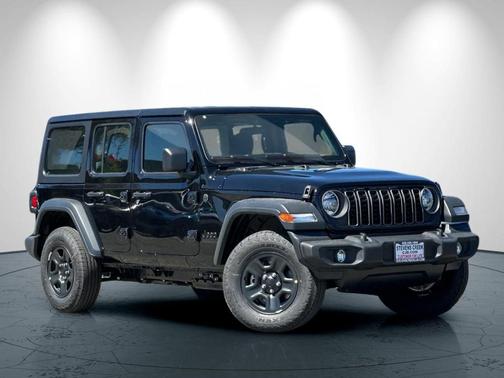 Black 2026 Jeep Wrangler Sport