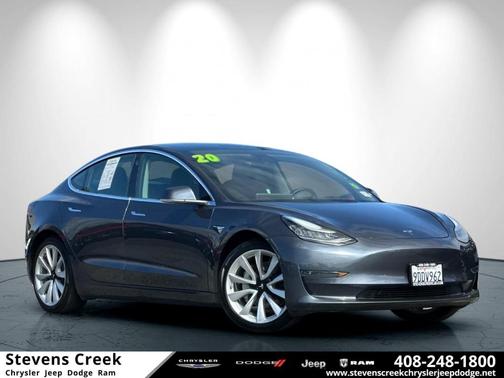 Gray 2020 Tesla Model 3 Standard Range Plus