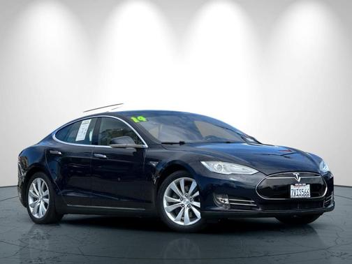 Blue 2014 Tesla Model S Base