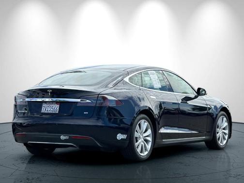 Blue 2014 Tesla Model S Base
