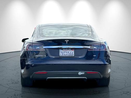 Blue 2014 Tesla Model S Base