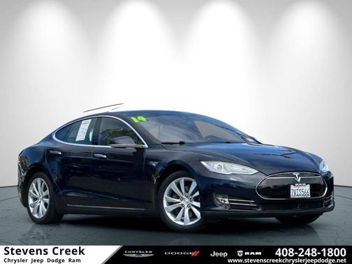 Blue 2014 Tesla Model S Base