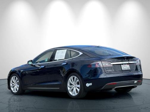 Blue 2014 Tesla Model S Base