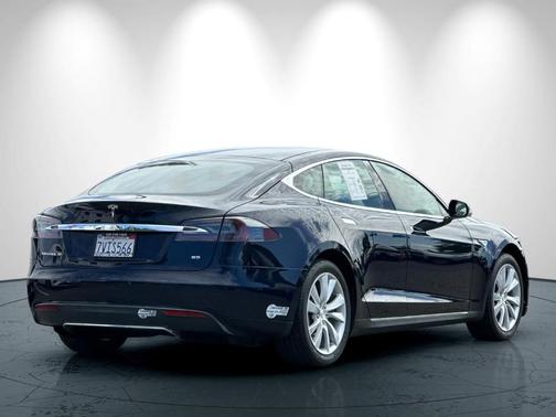 Blue 2014 Tesla Model S Base