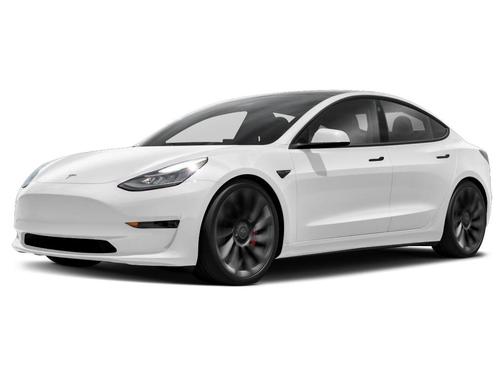 White 2021 Tesla Model 3 Long Range