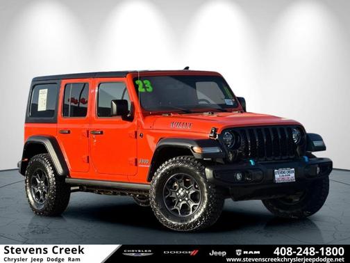 Metallic 2023 Jeep Wrangler 4xe 4XE