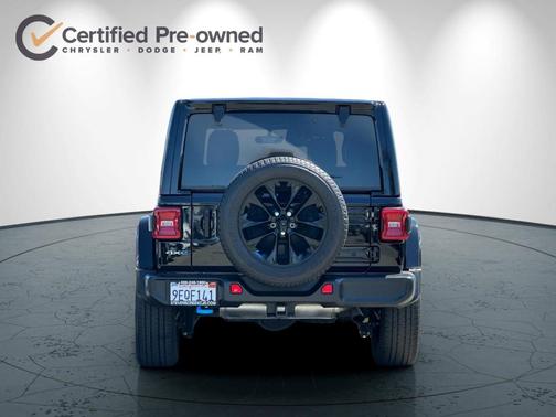 Black Clearcoat 2023 Jeep Wrangler 4xe Sahara