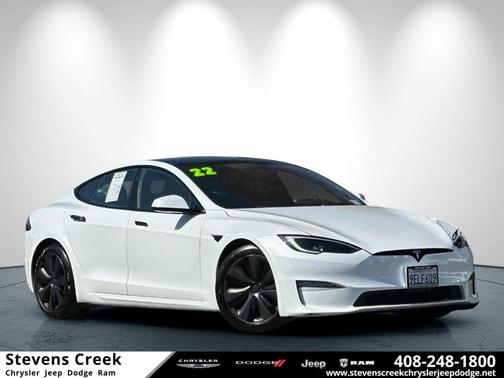 White 2022 Tesla Model S Plaid